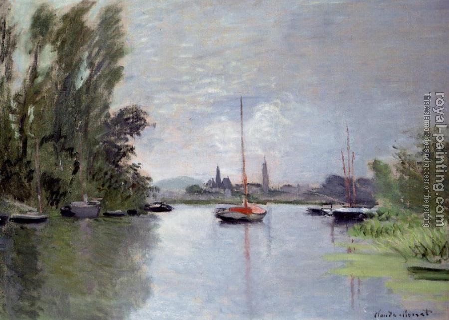 Claude Oscar Monet : Argenteuil, Seen from the Small Arm of the Seine